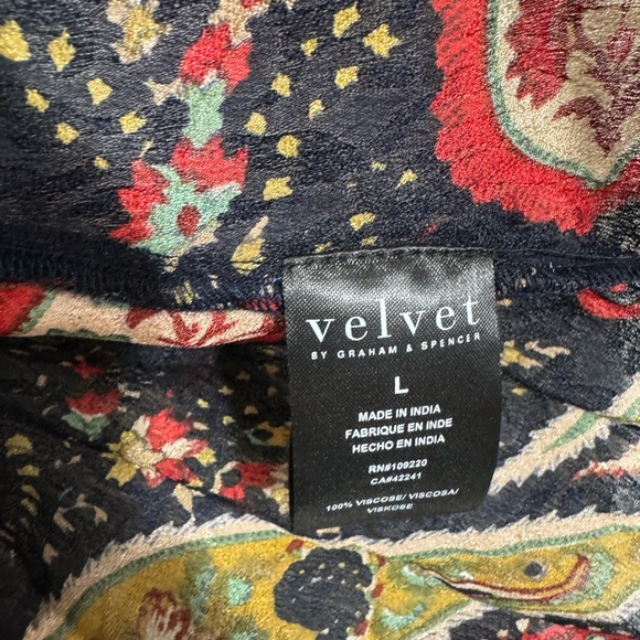 Velvet by Graham & Spencer wrap dress large - Picture 8 of 10